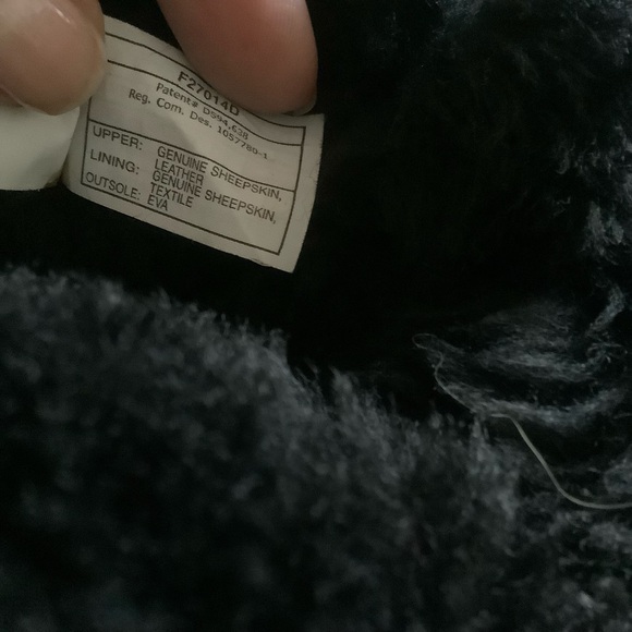 UGG women’s boots size 6 mini Bailey bow snake print sheepskin casual boots - Picture 10 of 12